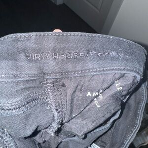 American Eagle Black High-Rise Jeggings